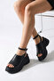 Aurora Lila Women's Sandals 0012917 Black
