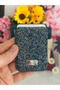 (2 in 1) iPhone 16 Pro Max Case Magsafe Compatible Wallet Card Holder Shiny Stone Premium Cover - 6