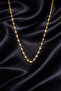 Heart Necklace – Gold Color Glittering Love Design - 2