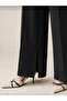 High Waist Lace Detail Palazzo Women's Pants - 6