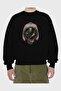 Viking Mythology Series 12 Pre-Printed Black Oversize Sweatshirt Men Women Unisex - 2