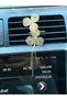 Luna Shine Gold Flower Auto Car Air Conditioning Grille Ornament Figurines Car Interior Glove Box Accessory - 2