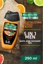 Men Bergamot and Orange Flavored 5in1 Body, Face, Hair, Beard and Odor Control 250 ml Men's Shower Gel - 2