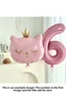 3 Year Old Retro Pink Number Cat Head Foil Balloon Set Party Decoration - 3