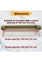 Matte Gold Metal Furniture Kitchen Drawer Cupboard Cabinet Door Handle Handle Knobs (160 mm - 16 cm) - 2
