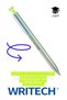 Metal up 0.7 mm tip gel ballpoint pen complete metal body blue ink