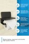 Adhesive Toilet Paper Holder - Decorative Bathroom Hanger Napkin Holder - 8