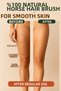 Horsehair Brush & Anti-Cellulite Body Tonic Set |   Regional Massage + Firming Care Set - 4