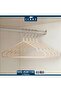 Set of 5 Metal Silicone Coated Clothes Hangers – Non-Slip Durable Hanger Set