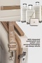 Veli̇n Unbreakable Pp Password-Protected Makeup Bag and Hand Luggage - with Strap, Can Be Attached to Suitcase - Bone Color - 6
