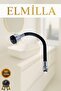 Flexible Black Kitchen Sink Faucet Head Tap - 2