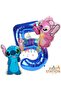 Stitc & Angel 5 Year Old Balloon Set – Navy Blue 5 Number Foil Balloons