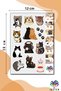 Confused Cat 4-Pack Stickers, Decals, Diary, Agenda, Planner, Bullet, Journal, Scrapbook - 5