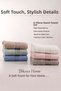100% Cotton Set of 6 Jacquard Hand Towels |   50X90 cm |   Soft, Absorbent, Durable |   Daily Life and Dowry