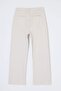 Ecru High Waist Wide Leg Comfort/Medium Stretch Thin Summer Plus Size Jeans Tbbss26Cj00002 - 11