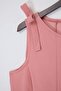 Pembe Sıfır Kol Peplum Belden Oturmalı Omuz Fiyonk Detaylı Örme Bluz TBBSS26AF00078 - 10