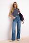 Mavi Yüksek Bel %100 Pamuk Geniş Paça Wide Leg Jeans TWOSS26JE00130 - 2