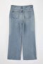 Mavi Paça Kesikli Lastikli Bel %100 Pamuk Non-Stretch Geniş Paça/Wide Leg Jeans TBBSS26CJ00016 - 7