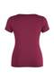 Burgundy Shirred/Draped Detailed Fitted/Fitted Knitted Plus Size Blouse Tbbss26Af00075 - 7