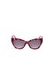 Square purple gradient smoke sunglasses - 8
