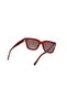 Square red gradient sunglasses - 5