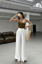 Wide-Leg High Waist Palazzo Pants - 4