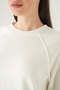 Ecru guler rotund Sweat 8277A - 4
