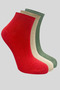 3 Pairs of Women's Bamboo Seamless Booties Socks - 6