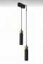 Sparg 2-Piece Metal Dual-Color Black & Antique Finish Wall Sconce (Daylight LED Bulbs Included!!!) - 3