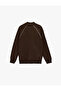 Fleece-Lined Long Sleeve Mock Neck Full Zip Sweatshirt - 4