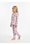 Girl's 4,5,6,7,8,9,10,11 Year Old Seasonal Pajama Set Milan Fabric - 2