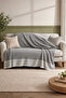 Fushia Cotton Sofa Cover Bedspread Multipurpose Cover 170X210 - 2