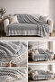 Fushia Cotton Sofa Cover Bedspread Multipurpose Cover 170X210