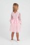 Kids Girls Buckled and Tulle Lace Trendy Evening Dress Ak2209 - 7