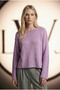 Women's Boat Neck Casual Knitwear Sweater - Soft Textured Seasonal Knitted Blouse - 3