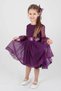 Kids Girls Buckled and Tulle Lace Trendy Evening Dress Ak2209 - 2