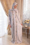 Floral One-Piece Prayer Dress Dowry Viscose Practical Prayer Dress - 2