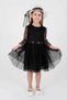 Girl's Hat and Tulle Lace Trend Evening Dress Ak2228 - 2