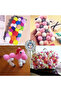 Mixed Color (10mm) Plush Pompom (100 Pieces) - 3