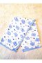 Blue Baby Twill Organic Baby Swaddle Blanket
