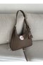 Women's Shoulder Bag with Buckle Detail, Strap and Zipper, Small Wallet En34 Boy22 - 5