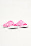 Children's Unisex Pink Poly Sole Logo Slippers - 2