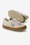 Children's Unisex Cream Thermo Sole Star Detailed Lace-Up and Velcro Sports Shoes - 4
