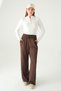 Brown Palazzo Striped Tracksuit 9212m - 7