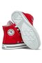 Children's Unisex Red Comfortable Lace-Up Long Sports Shoes - 4