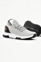 Unisex smoke grey breathable fabric lace-up sneakers with polyurethane sole - 4