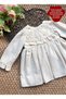 Milla Lace Collar Vintage Long Sleeve Holiday Special Occasion Baby Girl Dress - 5