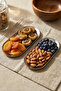 Set of 2 Silver Color Metal Oval Boat Plates - Presentation and Snack Plates - 5
