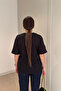Short Sleeve Basic T-shirt- BLACK - 5