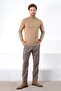 Camel Half Fisherman Superfine Wool Men's Knitwear Sweater - 6